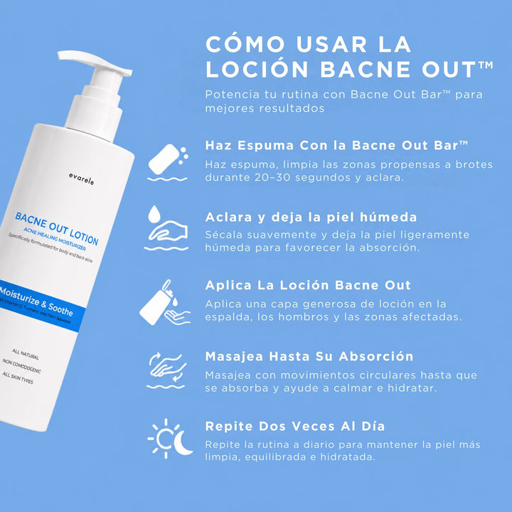 Loción Corporal Bacne Out™